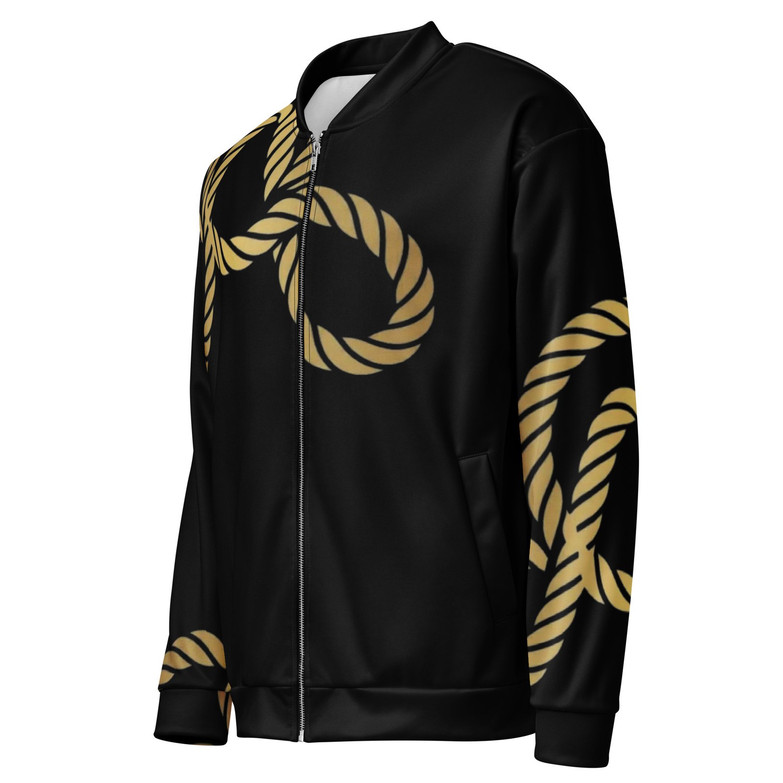bomber jacket black, gold bomber jacket black, gold
